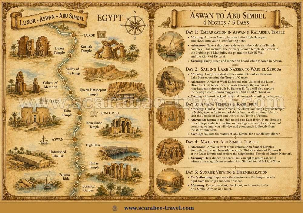 Aswan → Abu Simbel