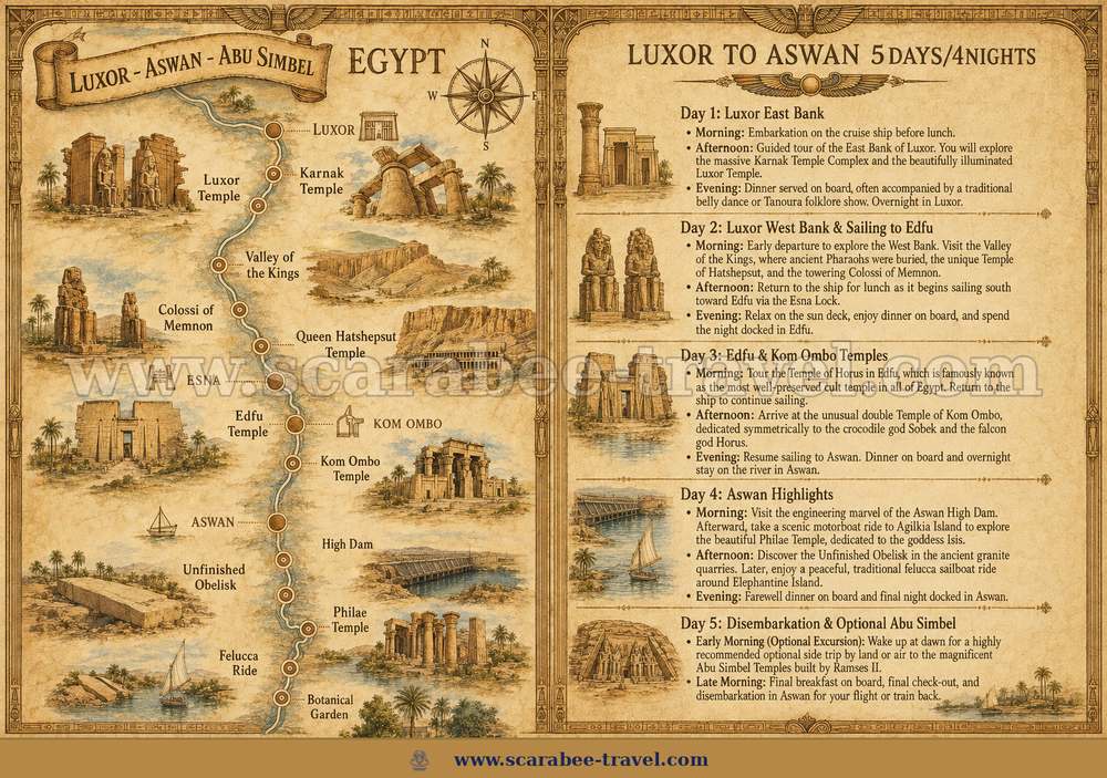 Luxor → Aswan · 4n